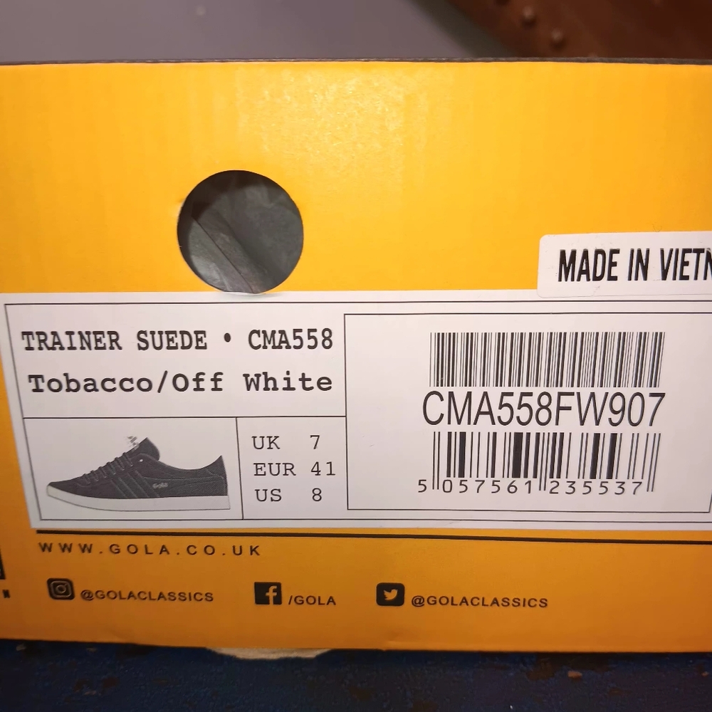 Gola Tan Suede Sneakers - Picture 6 of 6